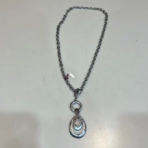 Silver pendant necklace vintage